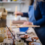 Kerstin Gren in her studio 2018